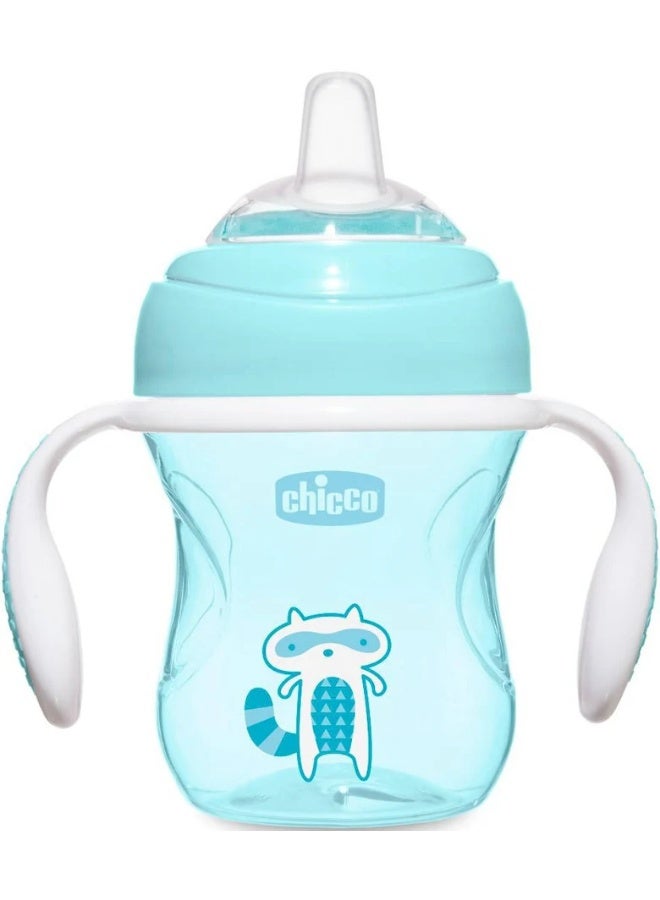 Chicco Mix & Match Transition Cup 4m+ Blue 200ml - Image 1