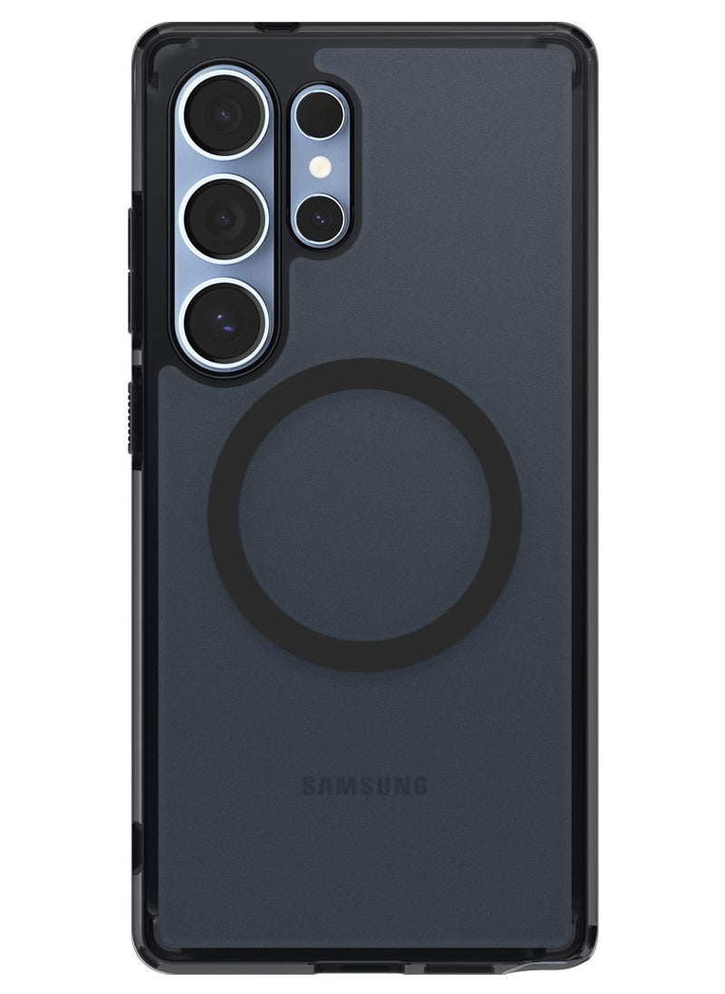 Spigen - Ultra Hybrid MagFit for Samsung Galaxy S25 ULTRA Case Cover with MagSafe (2025) - Frost Black - Image 1