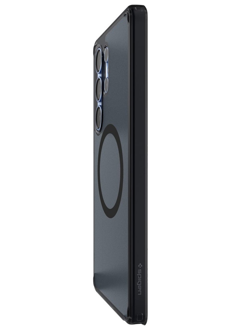 Spigen - Ultra Hybrid MagFit for Samsung Galaxy S25 ULTRA Case Cover with MagSafe (2025) - Frost Black - Image 1