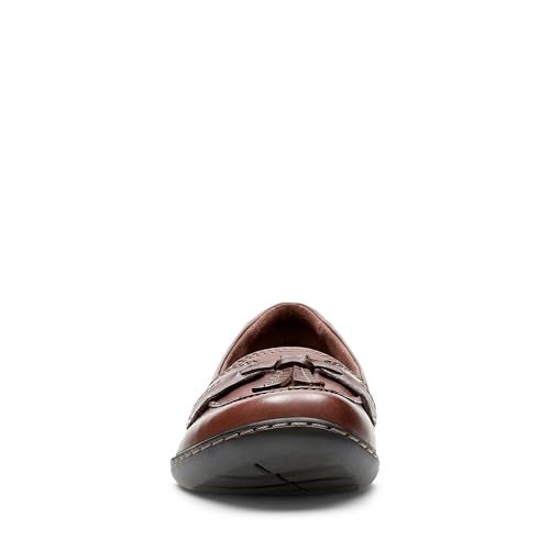 Clarks Women's Ashland Bubble Slip-On Loafer, Brown Multi, 7.5 Wide - Image 4