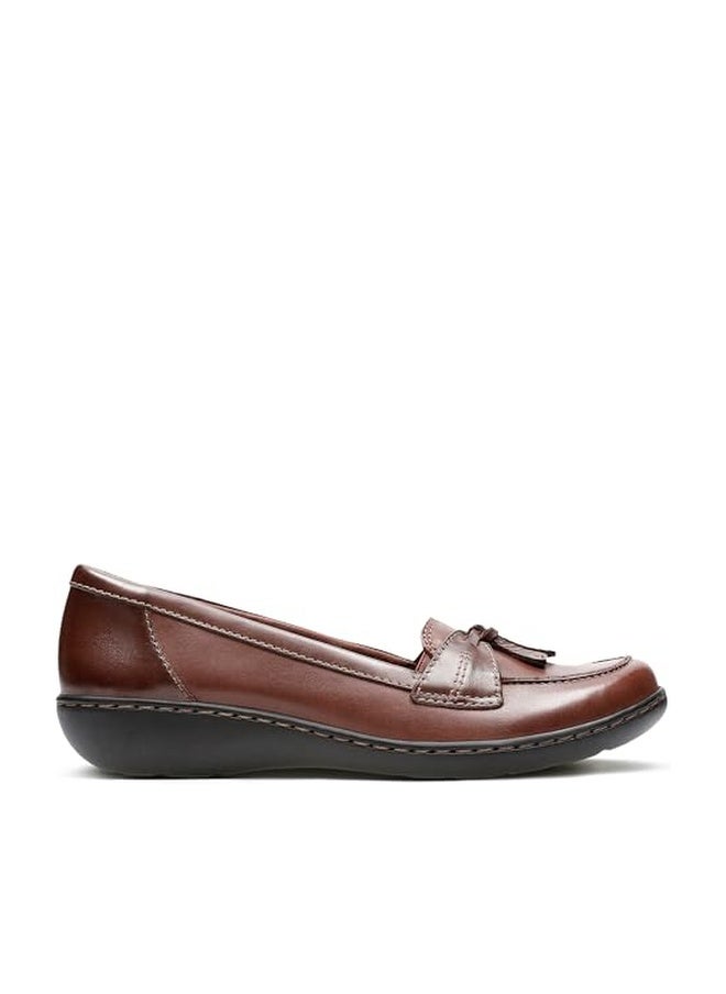 Clarks Women's Ashland Bubble Slip-On Loafer, Brown Multi, 7.5 Wide - Image 1