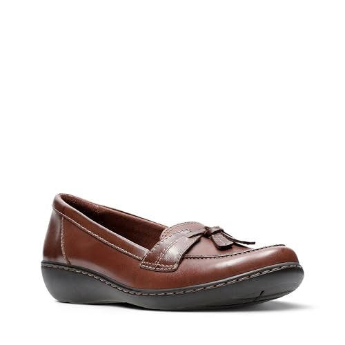 Clarks Women's Ashland Bubble Slip-On Loafer, Brown Multi, 7.5 Wide - Image 3