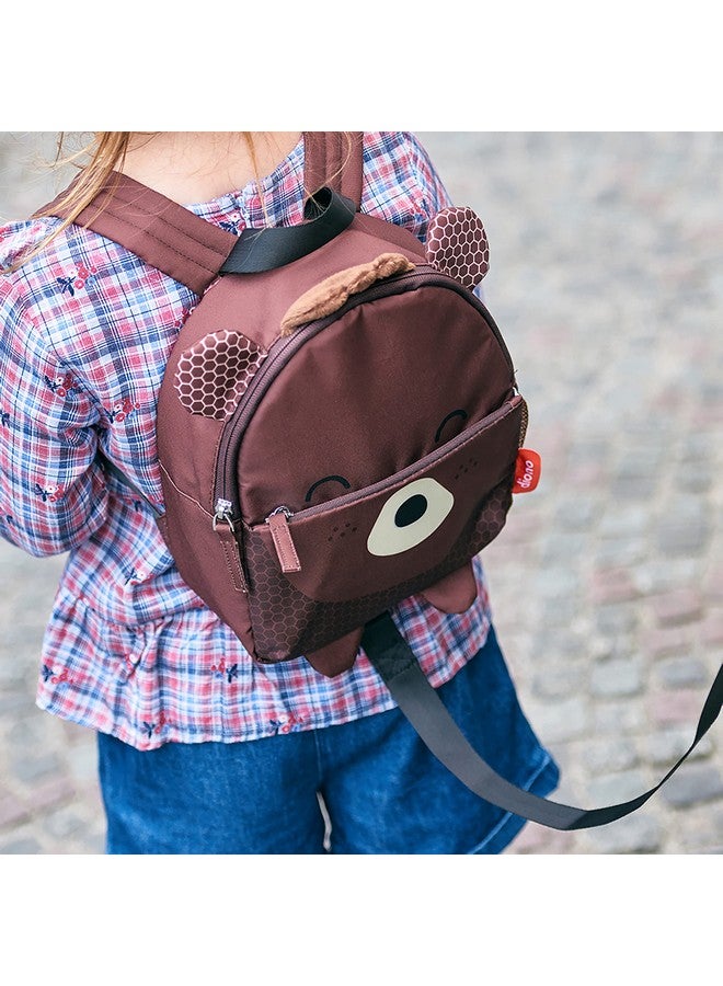 Diono Bear Character Kids Mini Back Pack Toddler Leash & Harness for Child Safety, with Padded Shoulder Straps for Child Comfort - Image 1