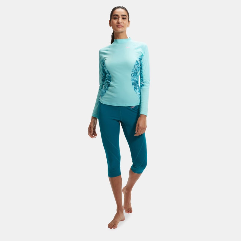 speedo Women's Graphic Printed Long Sleeve Rashguard - Image 3