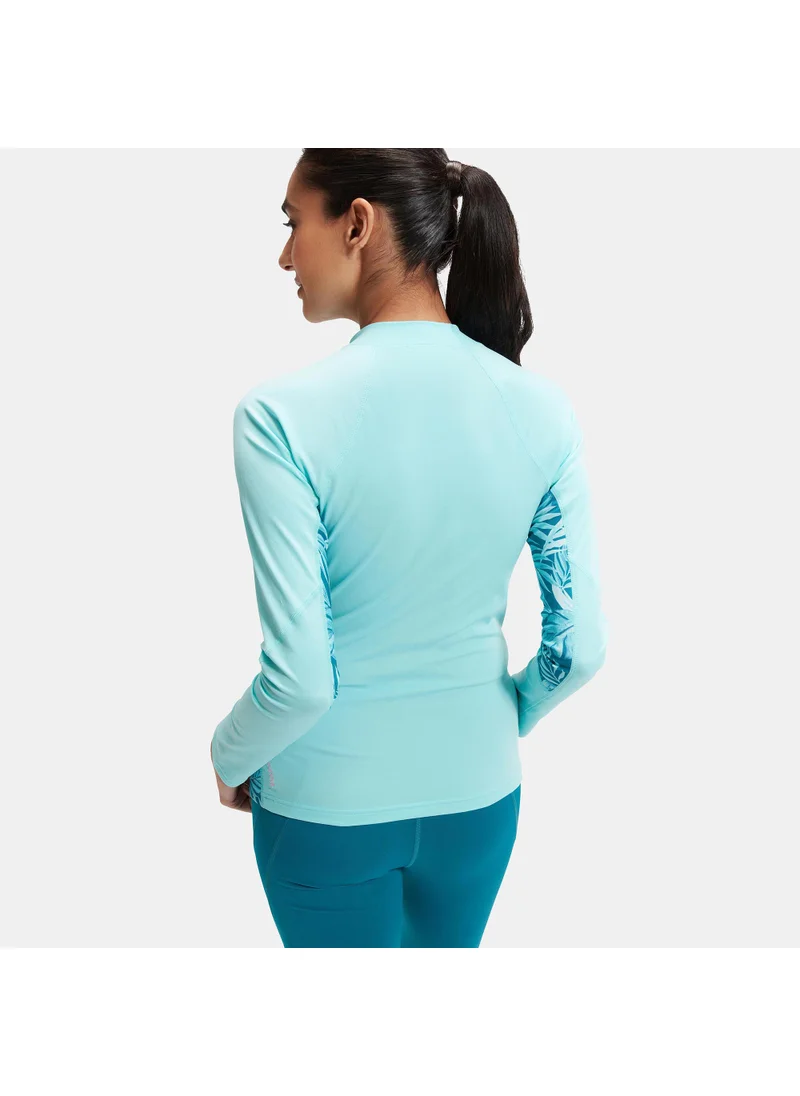 speedo Women's Graphic Printed Long Sleeve Rashguard
