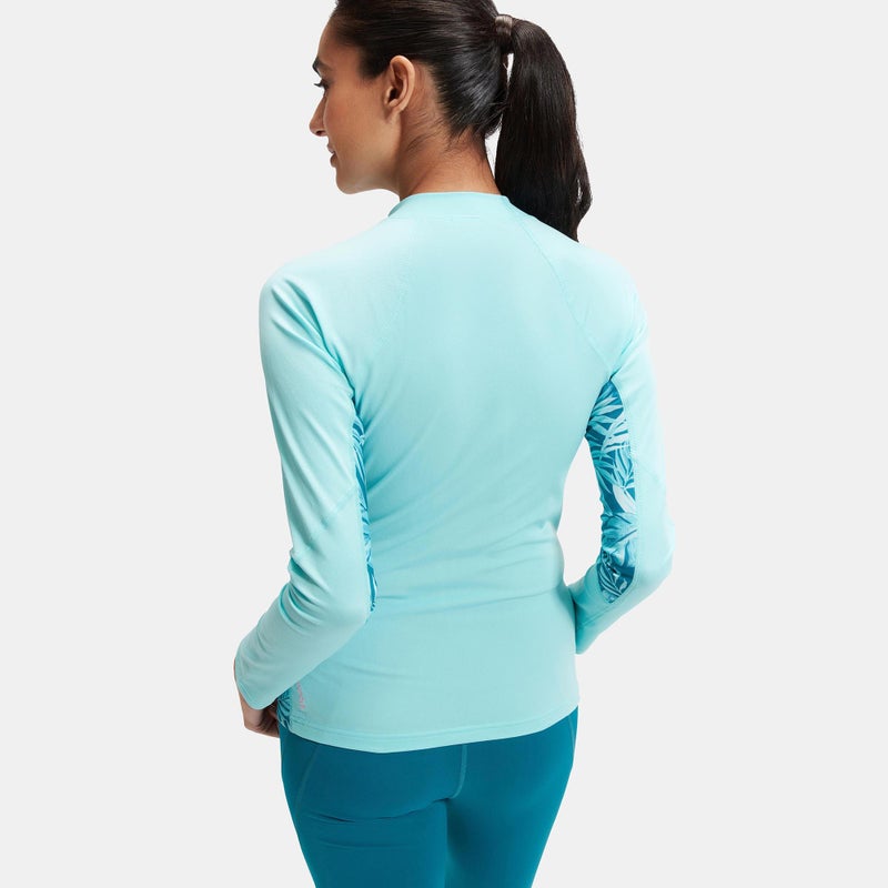 speedo Women's Graphic Printed Long Sleeve Rashguard - Image 2