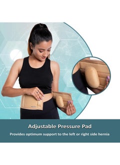 Wonder Care Umbilical Hernia Belt Hernia Support Brace With Detachable Compression Pad Navel Hernia Pain Relief For Men & Women (L)  - Image 2
