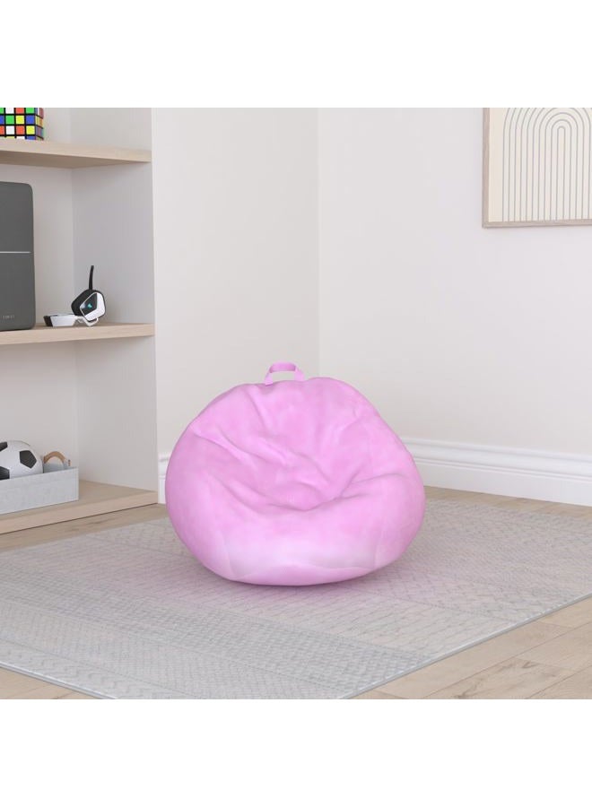 Kisoy Bean Bag Chair (No Filler), Ultra Soft Premium Corduroy Bean Bag Covers Extra Sturdy Zipper and Double Suture for Organizing Children Plush Toys or Memory Foam, for Kids and Adults - Image 2