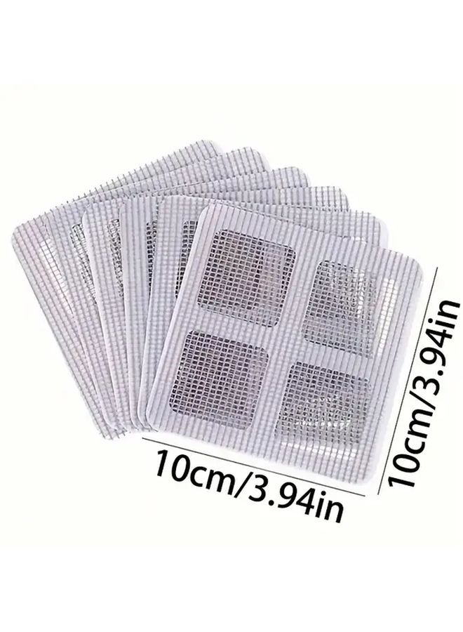 50Pcs Self-Adhesive Drain Cover Anti-Clogging Hair Catcher for Shower Sink Kitchen - Image 3