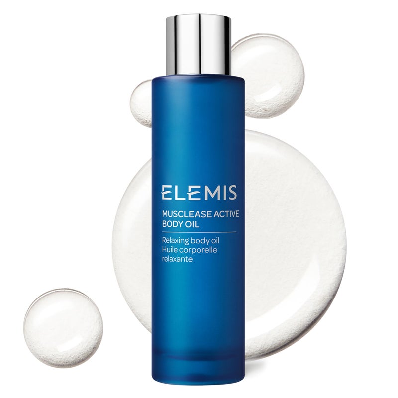 ELEMIS Active Body Concentrate Musclease 100ml, Revitalizing Massage Oil for Tired, Aching Muscles - Image 1