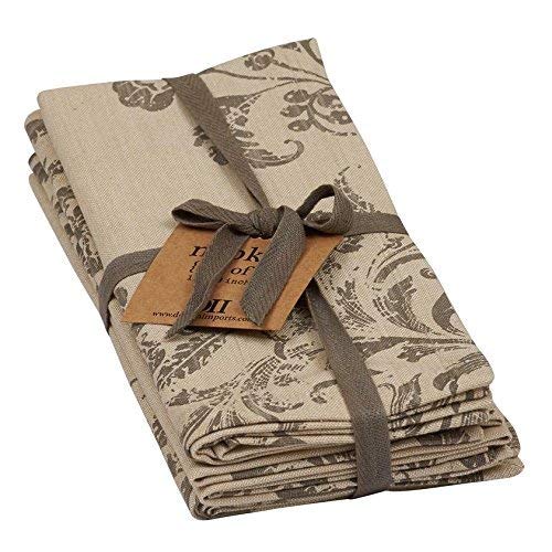 DII French Scroll Napkins Set of 4 - Image 1