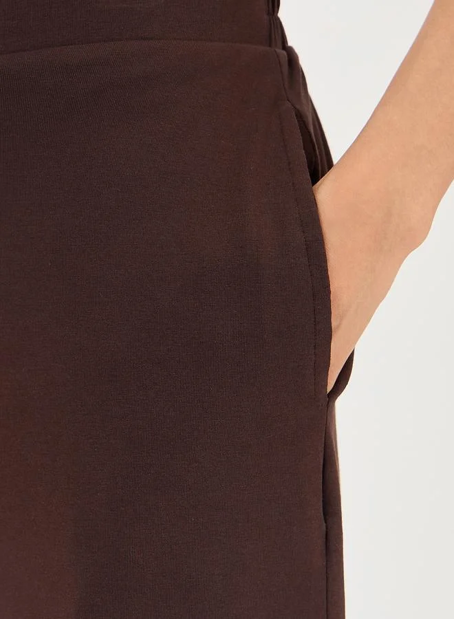 Femmella Women Brown Relaxed Fit Trousers
