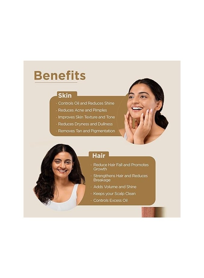 MIRFA Multani Mitti (Fuller's Earth) Powder - 250g - 100% Natural - For Face, Skin & Hair Care - Image 3