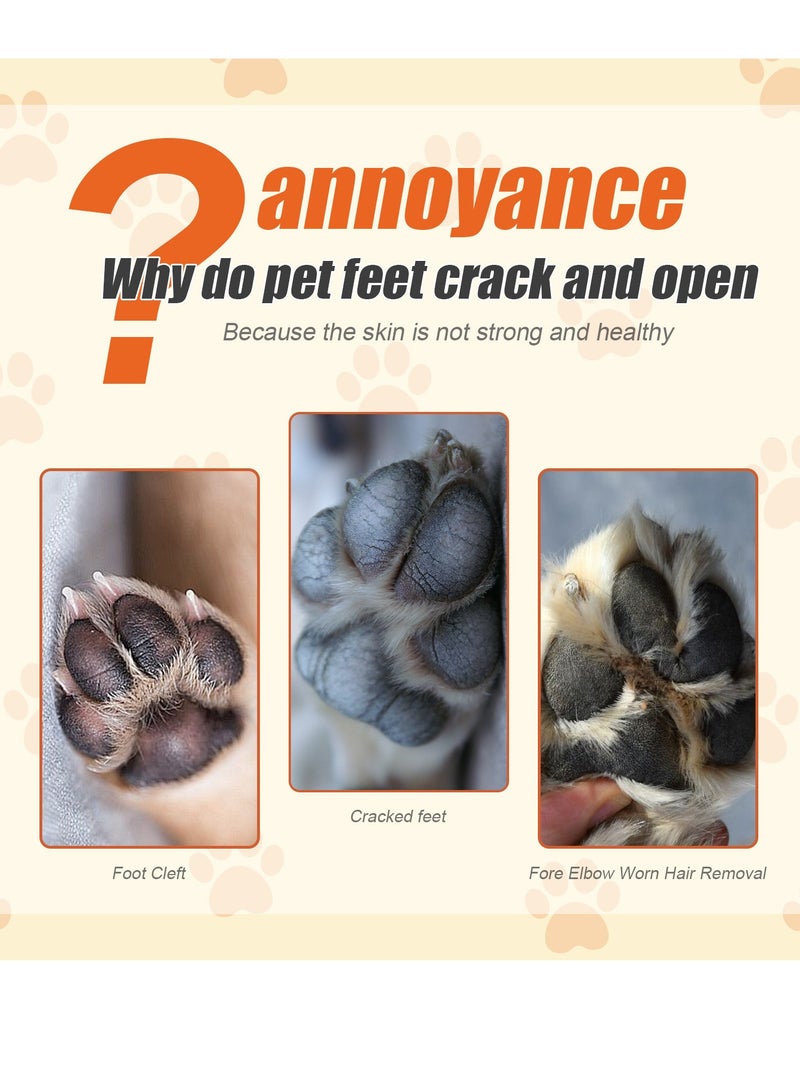 YEGBONG Pet moisturizing paw balm  universal deep moisturizing for cats and dogs for dry and cracked soles and soles  - Image 2