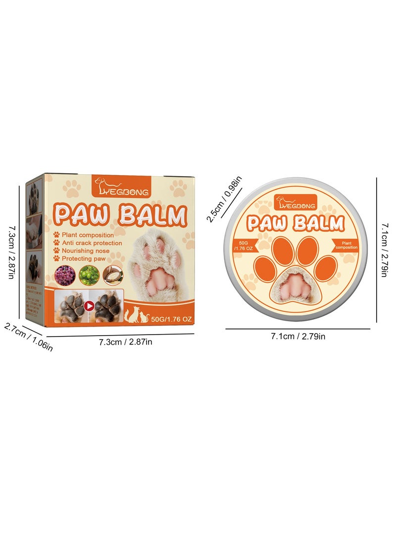 YEGBONG Pet moisturizing paw balm  universal deep moisturizing for cats and dogs for dry and cracked soles and soles  - Image 5