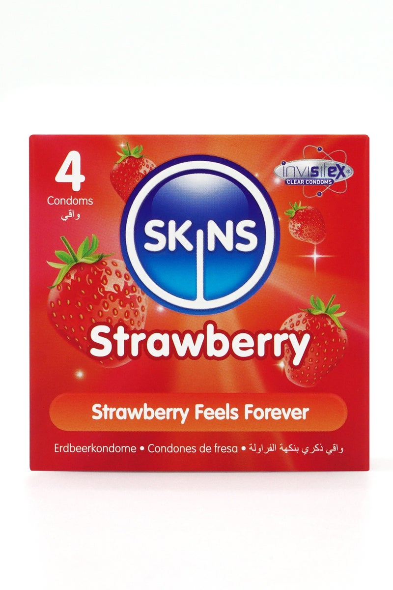 Skins Strawberry 4 Pack - Image 1