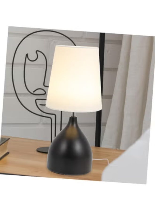 Bolivia's LED Table Lamp Bedside Lamp, 3 Color Temperatures Bulb，Night Light for Bedroom, Study, Living Room（White） - Image 2