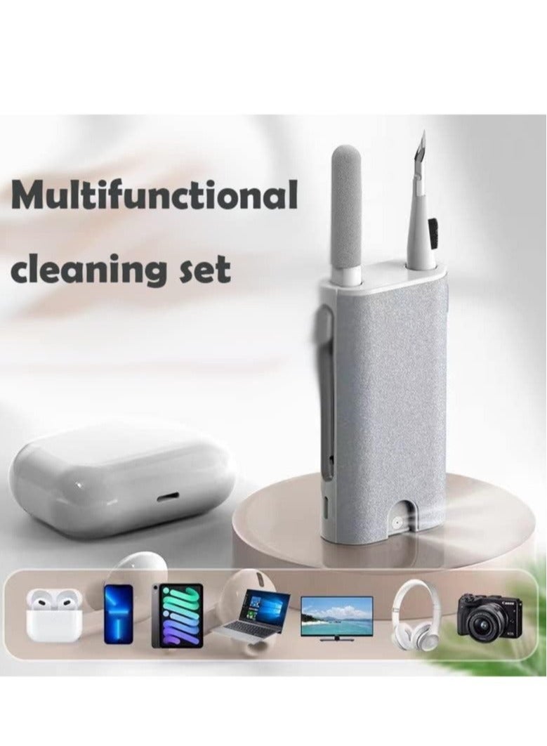 Gravity 8 in 1 Electronic Cleaner kitÔºåLaptop Screen Keyboard Cleaner Kit, Brush Tool for Tablet, Computer, PC Monitor,TV Camera Lens ÔºåMobile Phone Holder. (White) - Image 5