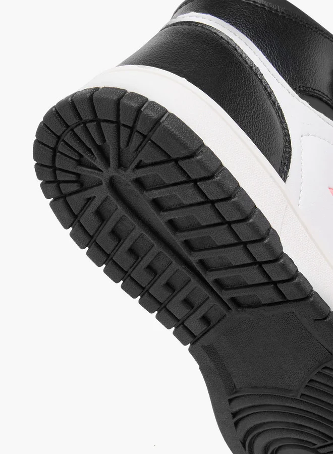 Oaklan by Shoexpress Panelled High Top Sneakers with Hook and Loop Closure