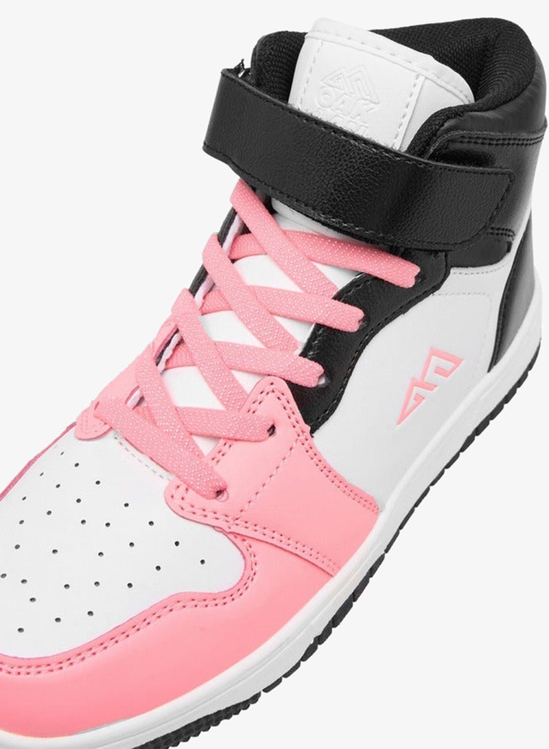 Oaklan by Shoexpress Panelled High Top Sneakers with Hook and Loop Closure - Image 4