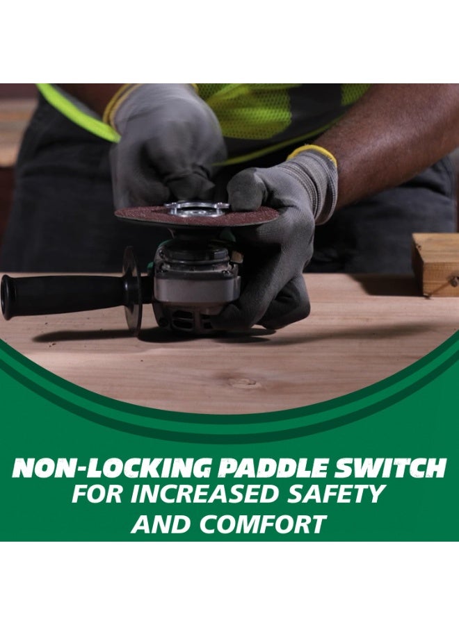 Hikoki ماكينة طحن الزاوية هيكوك 5 بوصة | محرك قوي 900 واط | مفتاح منزلق | مدمجة وخفيفة الوزن 2 كجم | الطراز G13SN2E8Z - Image 4