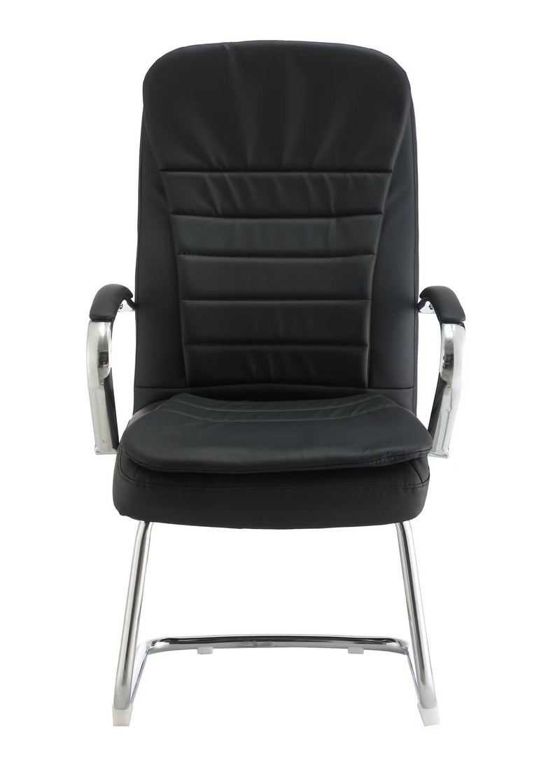 Multiwood Superior Comfort Office Seating with Deep Padding, Posture Support and Relaxed Tilt Function – Black - Image 2