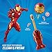 Brush Buddies Marvel Iron Man Kids Toothbrush Soft Rounded Bristles Poppin Fun Superhero Toothbrush Cover - Image 4