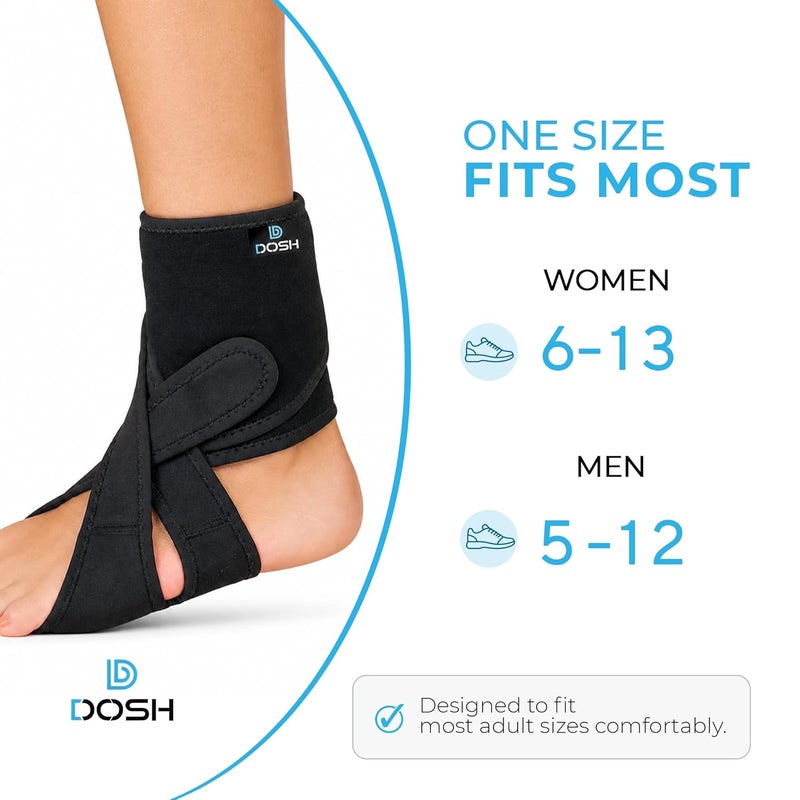 Dosh AFO Foot Drop Brace - Drop Foot Braces - Foot Drop Brace for Walking - AFO Brace - Drop Foot Brace for Walking - Ankle Foot Orthosis for Foot Drop – Foot Drop Orthosis – (Left- One Size) - Image 2