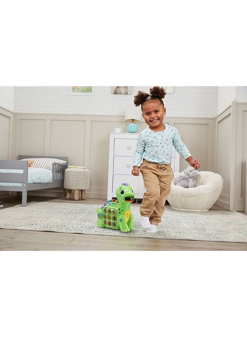 VTech Chomp-along Dino, Musical Toddler Toy, Teaches Numbers, Colours & Food, Interactive Dinosaur Toy for 2, 3, 4+ Year Olds, English Version - Image 2