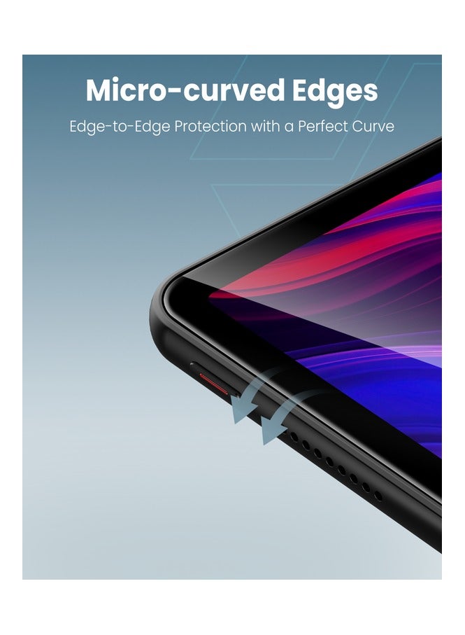 Moxedo Ultra Shield Tempered Glass Screen Protector HD Clear 9H Hardness Micro Curved Edges with Installation Guide Compatible with Huawei Matepad 11-11.5 inch - Image 2