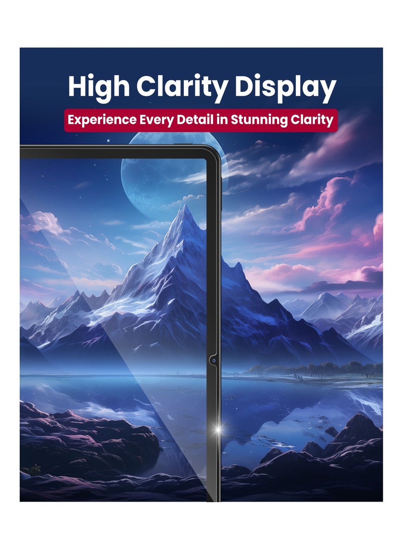 Moxedo Ultra Shield Tempered Glass Screen Protector HD Clear 9H Hardness Micro Curved Edges with Installation Guide Compatible with Huawei Matepad 11-11.5 inch - Image 4