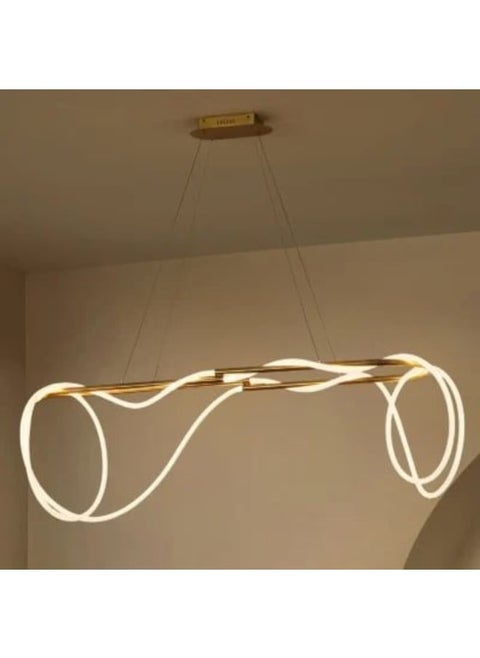 Braid Modern LED Linear Chandelier