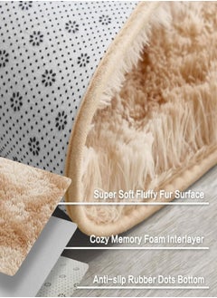 GOOTOY Modern Style Area Rug Non-Slip Super Soft Touch Living Room Bedroom Kitchen Decoration Of Carpet Floor Rug Fluffy Long Pile Rectangular  - Image 4
