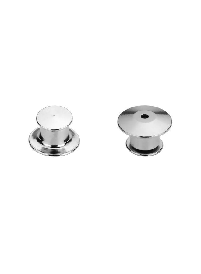 SUBANG 30 Pieces Metal Pin Backs Locking Pin Keepers Locking Clasp with Storage Case - Image 3