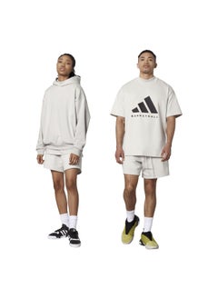 Adidas Adidas One Fl Short Grey Basketball Shorts For Unisex Xs  - Image 5