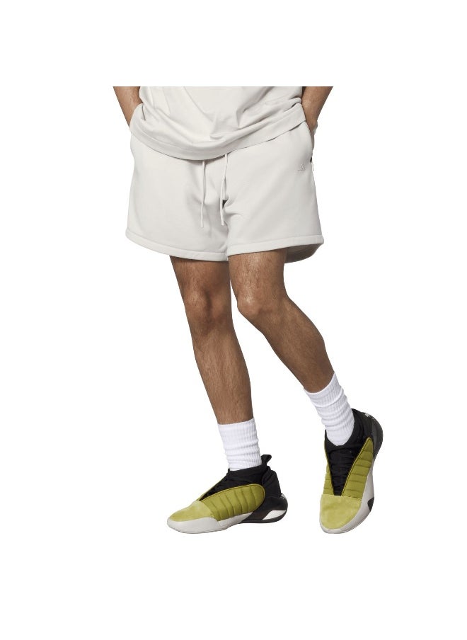 Adidas Adidas One Fl Short Grey Basketball Shorts For Unisex Xs  - Image 3