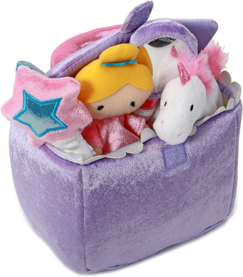 GUND Baby Play Soft Collection, Princess Castle 5-Piece Plush Playset with Rattle, Squeaker and Crinkle Toys, Sensory Toy for Babies Newborns, 7” - Image 5