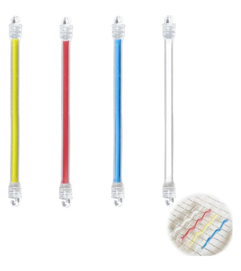 4pcs Silicone Tire Shape Vibration Dampeners Durable Shock Absorbers for Tennis Racket Noise Reduction - Image 3