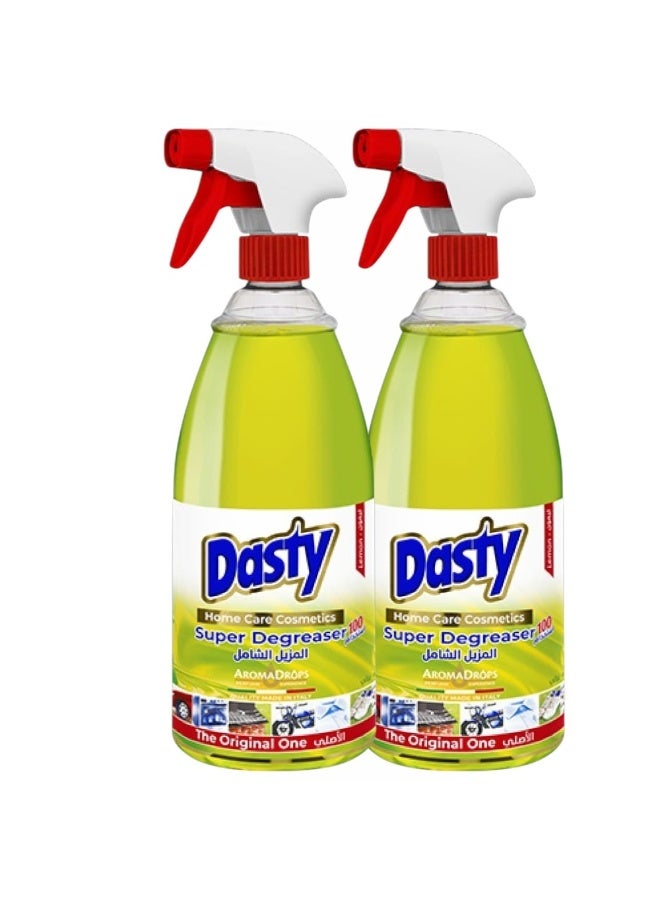 Dasty Multi-Purpose Cleaning Spray and Dirt/Grease Remover, Italian, 2 x 700ml Bottles - Image 1