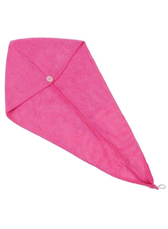 SOFTSPUN Microfiber Hair Cap 70X25 Cm Pink 1 Pcs 340 Gsm! Super Absorbent Quick Dry Hair Turban For Drying All Kinds Of Hair Straight Or Curly Short Or Long Thin Or Thick Hair. - Image 2
