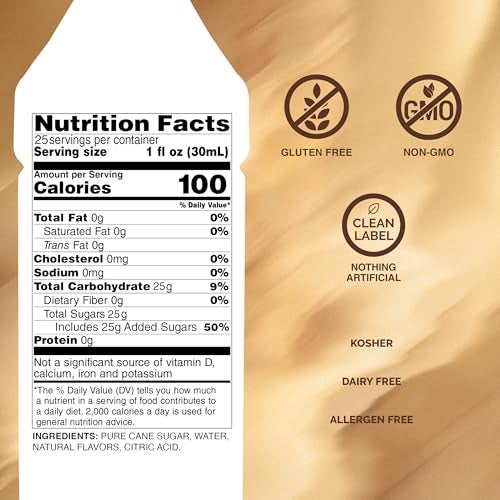 Monin  Coconut Syrup Creamy Tropical Flavored Syrup Coffee Syrup Natural Flavor Drink Mix Simple Syrup for Coffee Lemonade Cocktails  More GlutenFree NonGMO Clean Label 750 ml - Image 5