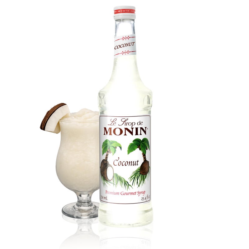 Monin  Coconut Syrup Creamy Tropical Flavored Syrup Coffee Syrup Natural Flavor Drink Mix Simple Syrup for Coffee Lemonade Cocktails  More GlutenFree NonGMO Clean Label 750 ml - Image 3