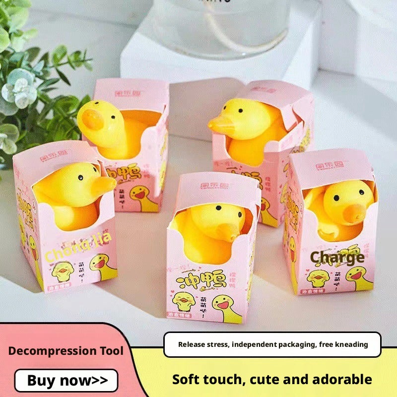 Stress Relief Duck Squishy Toy - Image 3