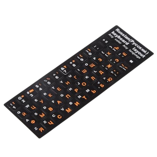 RADIONICS Russian Orange Letters Keyboard Cover Sticker Protector for 10-17" Laptop PC - Image 5