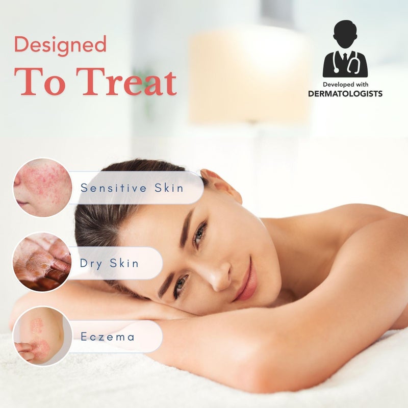Theraplex لوشن ثيرابليكس هايدرو (8 أونصة) - بدون بارابين أو مواد حافظة، غير كوميدوغينيك، ومضاد للحساسية، خالي من العطور، موصى به من قبل أطباء الجلد - ختم الموافقة من الجمعية الوطنية للإكزيما - Image 2