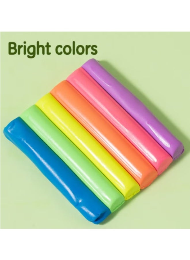 ديلي معجون صلصال نيون من ديلي H713، 6 ألوان - Image 2