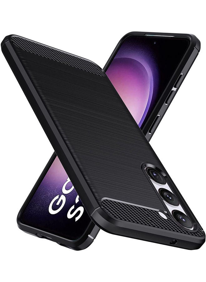 Rock Pow Samsung Galaxy S23 Case, Military-Grade Shockproof Samsung S23 Case Cover, TPU Slim Anti-Scratch Protective Case for Galaxy S23,Black - Image 1