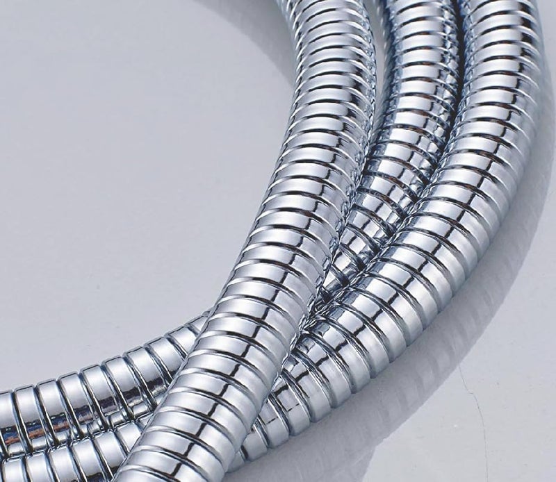 15 Meter Flexible Shower Hose Pipe Chrome - Image 2