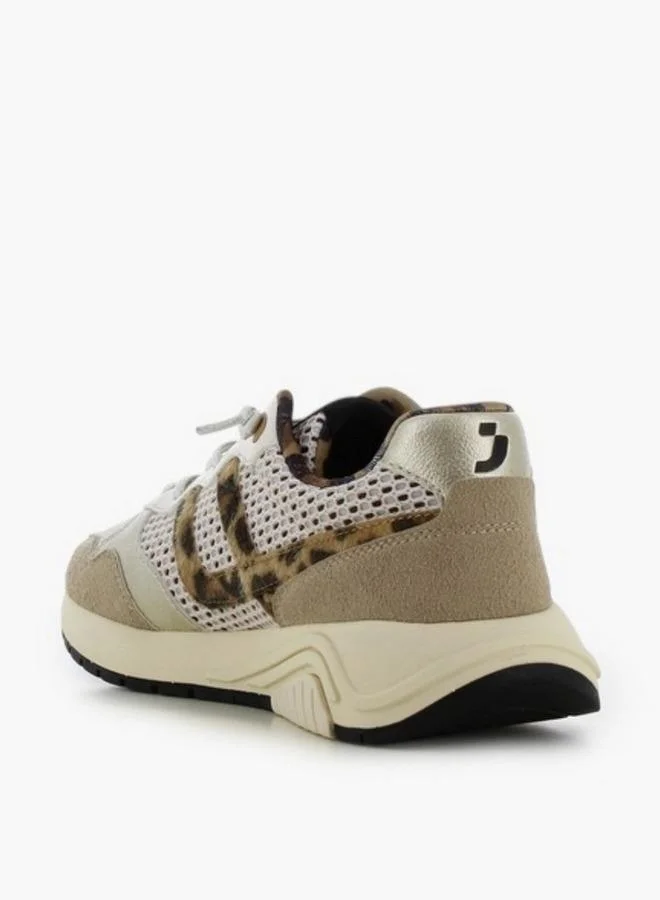 Sj BEIGE Women Lace-Up Sneakers for Women | Best Price UAE