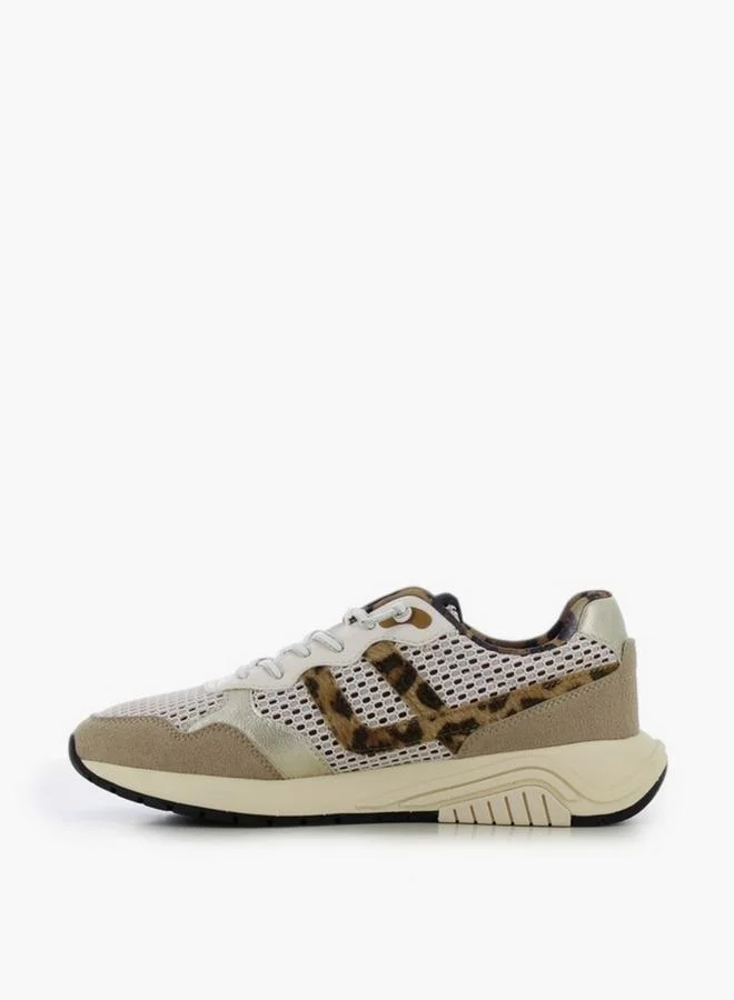 Sj BEIGE Women Lace-Up Sneakers for Women | Best Price UAE